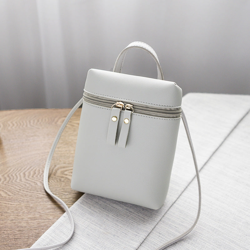 Women's Fashion Simple Zipper Single Shoulder Crossbody Bag